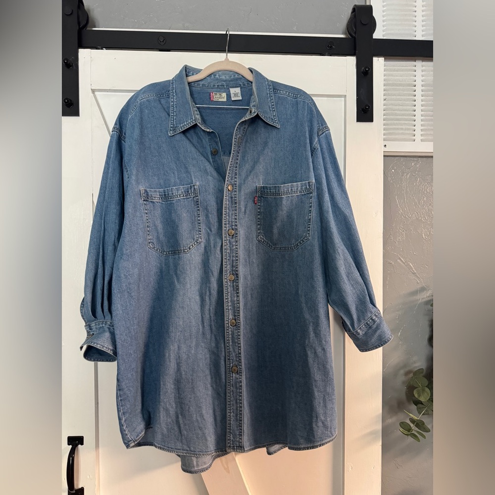 Mens Levi’s Vintage Denim Shirt Long Sleeve